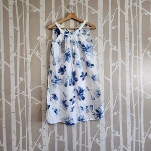 Bellambra: Floral Blue and White Mini Dress